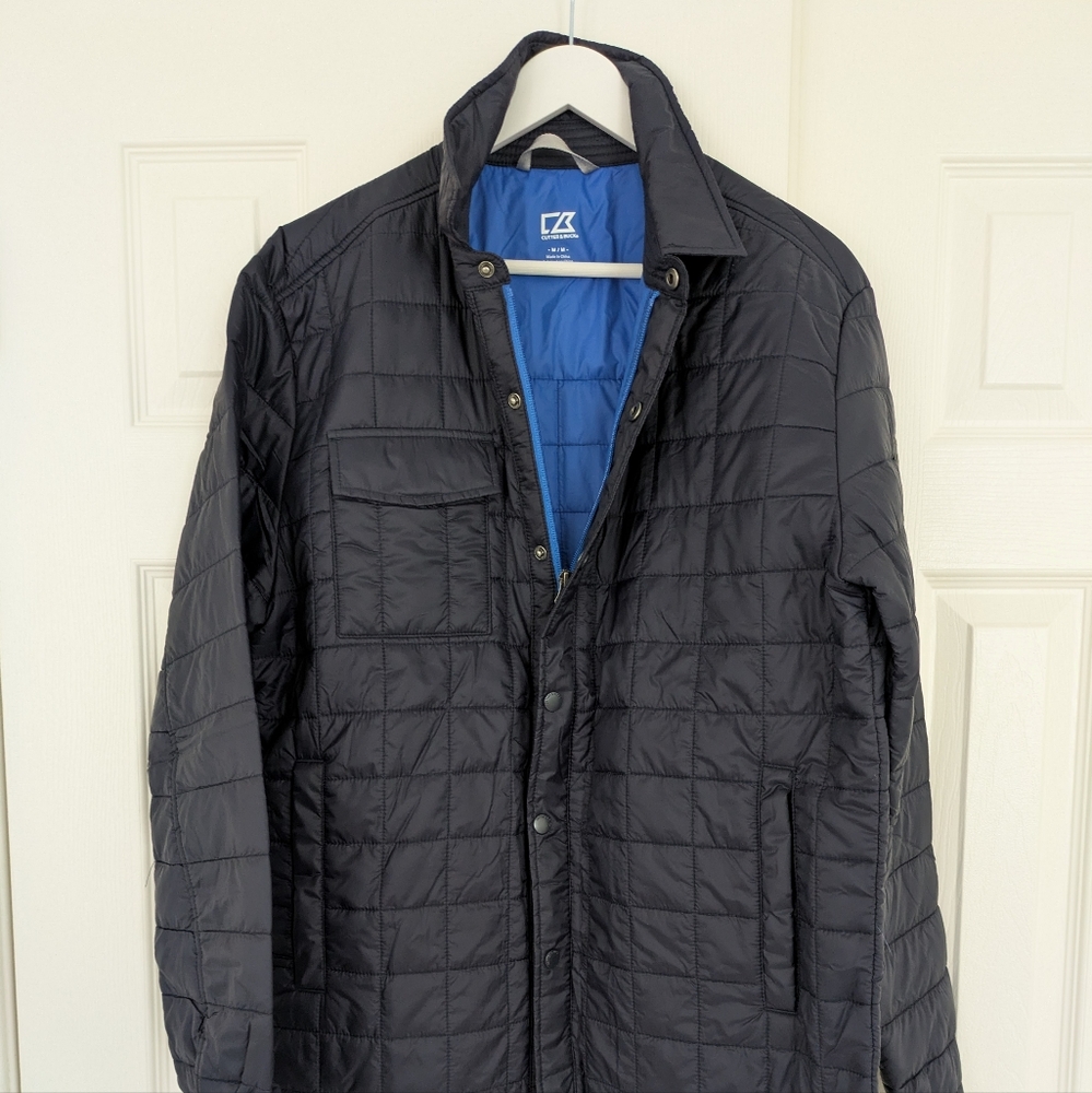 Cutter & Buck Lightweight Primaloft Fill Rainer Shirt Puffer Jacket